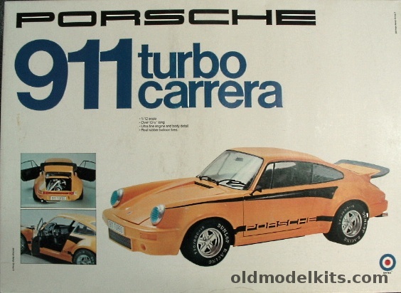 Entex 1/12 Porsche 911 Turbo Carrera, 9022 plastic model kit